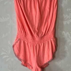 Victoria's Secret Coral Romper